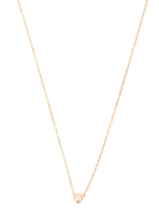 18K Rose Gold Diamant Legend Heart Necklace