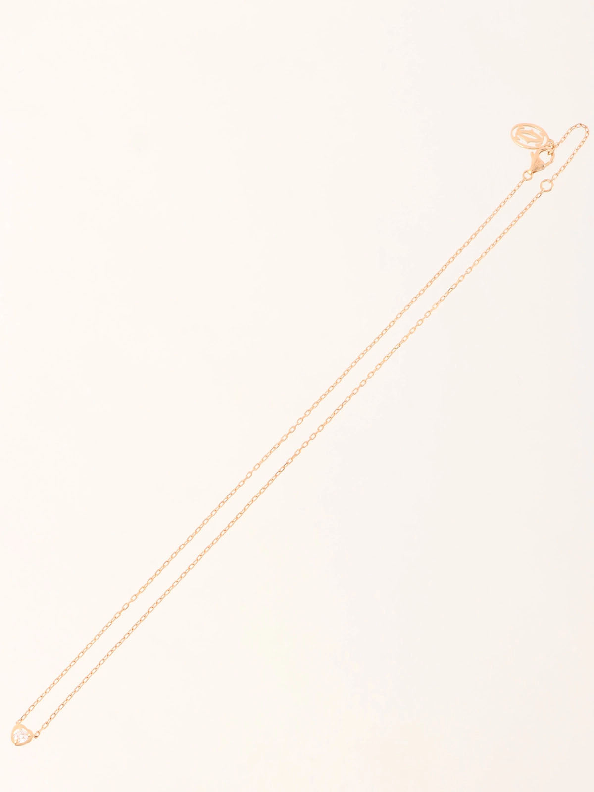 18K Rose Gold Diamant Legend Heart Necklace