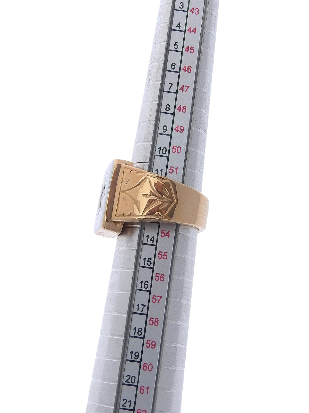 20K 粉金/白金钻石戒指