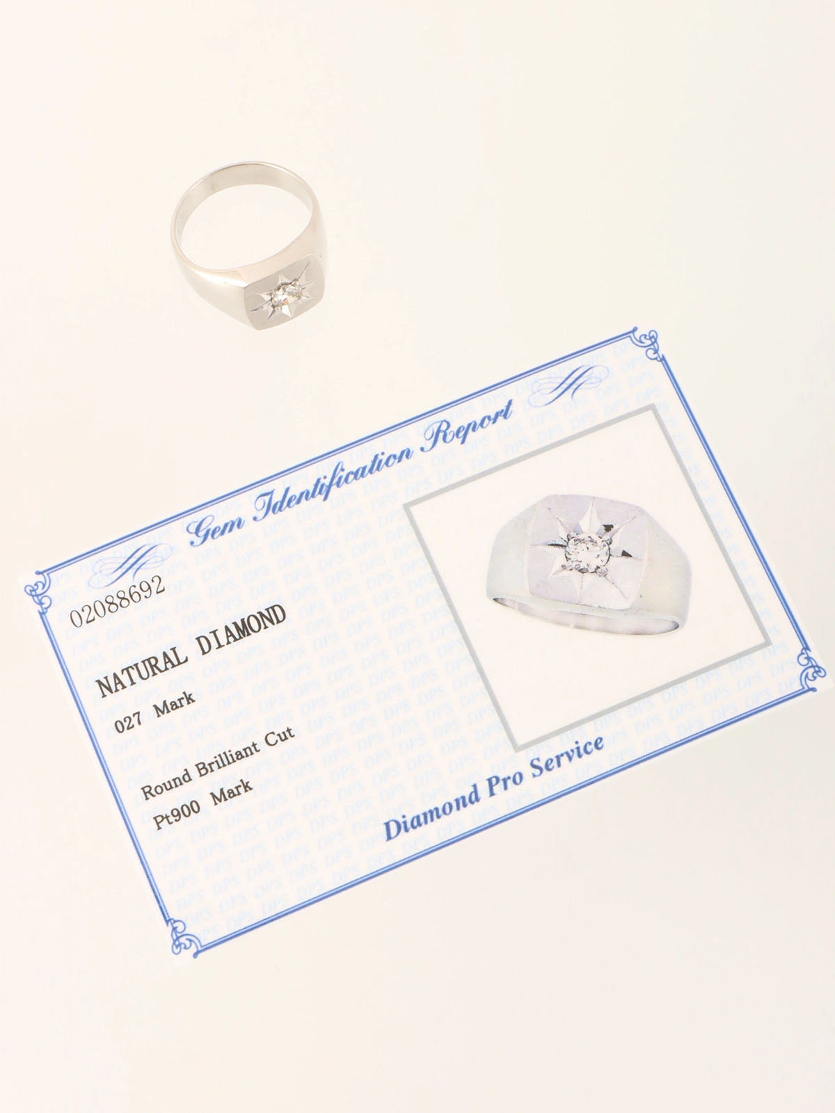 ダイヤモンドスターリング シルバー