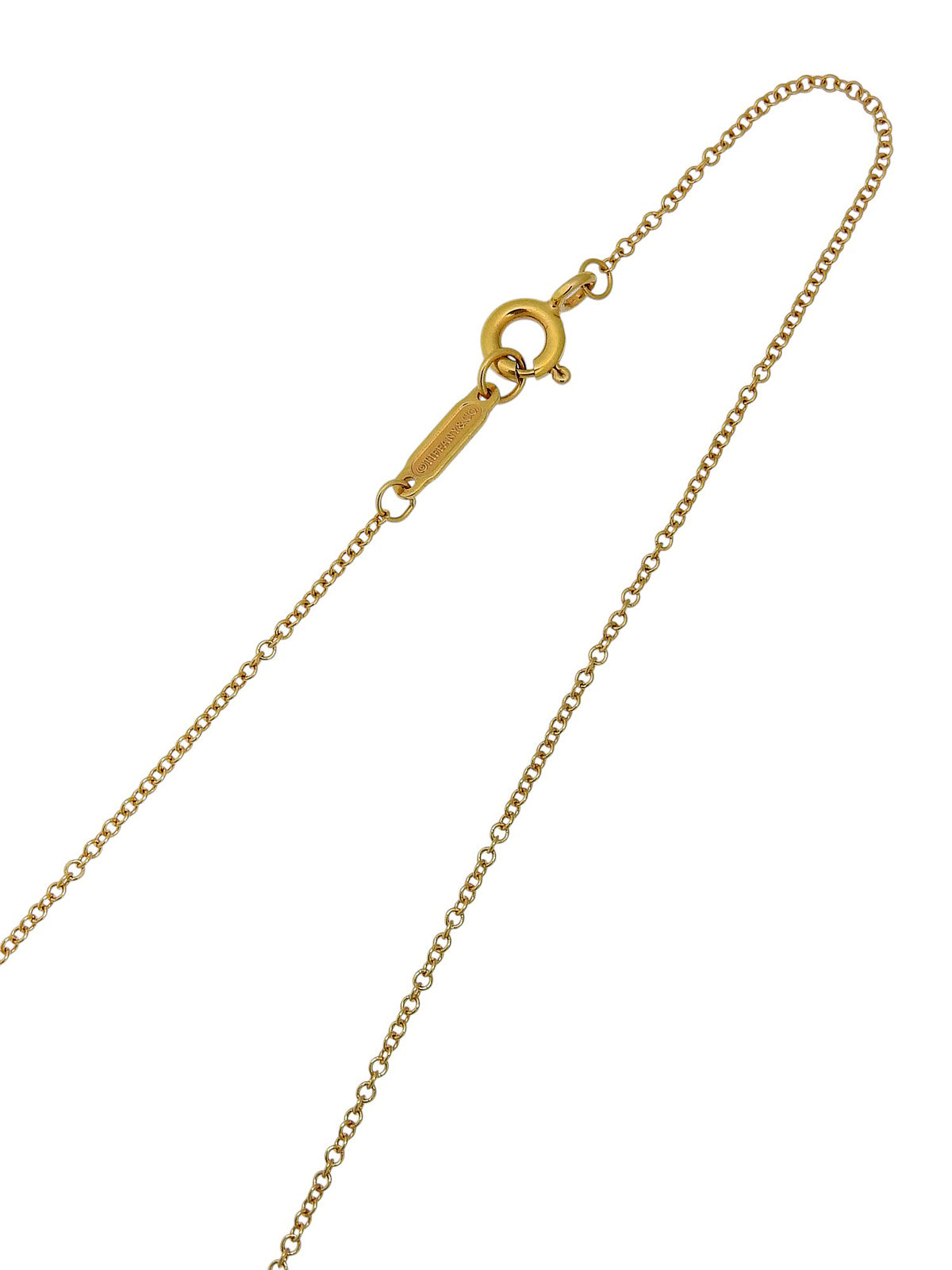 18K Gold Diamond Solitaire Necklace