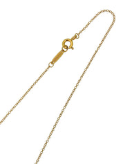 18K Gold Diamond Solitaire Necklace