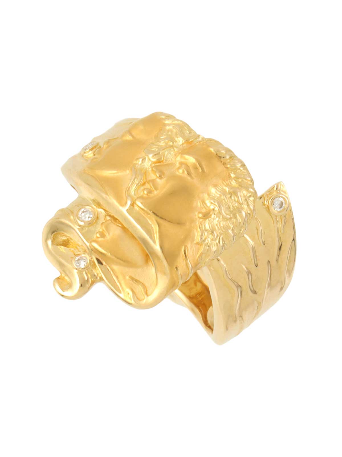 Carrera y Carrera 18K Diamond Adam Eve Ring in Gold