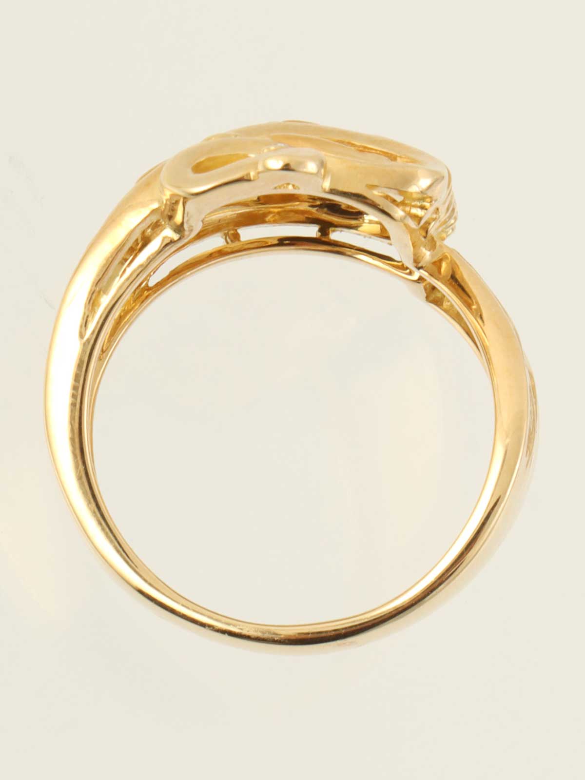Carrera y Carrera 18K Diamond Adam Eve Ring in Gold