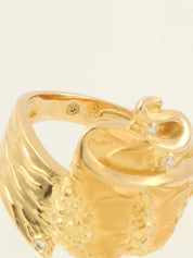 Carrera y Carrera 18K Diamond Adam Eve Ring in Gold