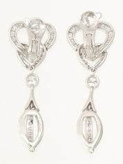 18K Diamond Nuage Earrings, Silver