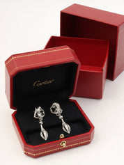 18K Diamond Nuage Earrings, Silver