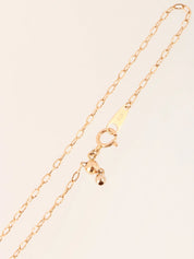 18Kダイヤモンドアメジストオーバルストーンネックレス ゴールド/マルチ