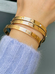 18Kラブブレスレット ローズゴールド