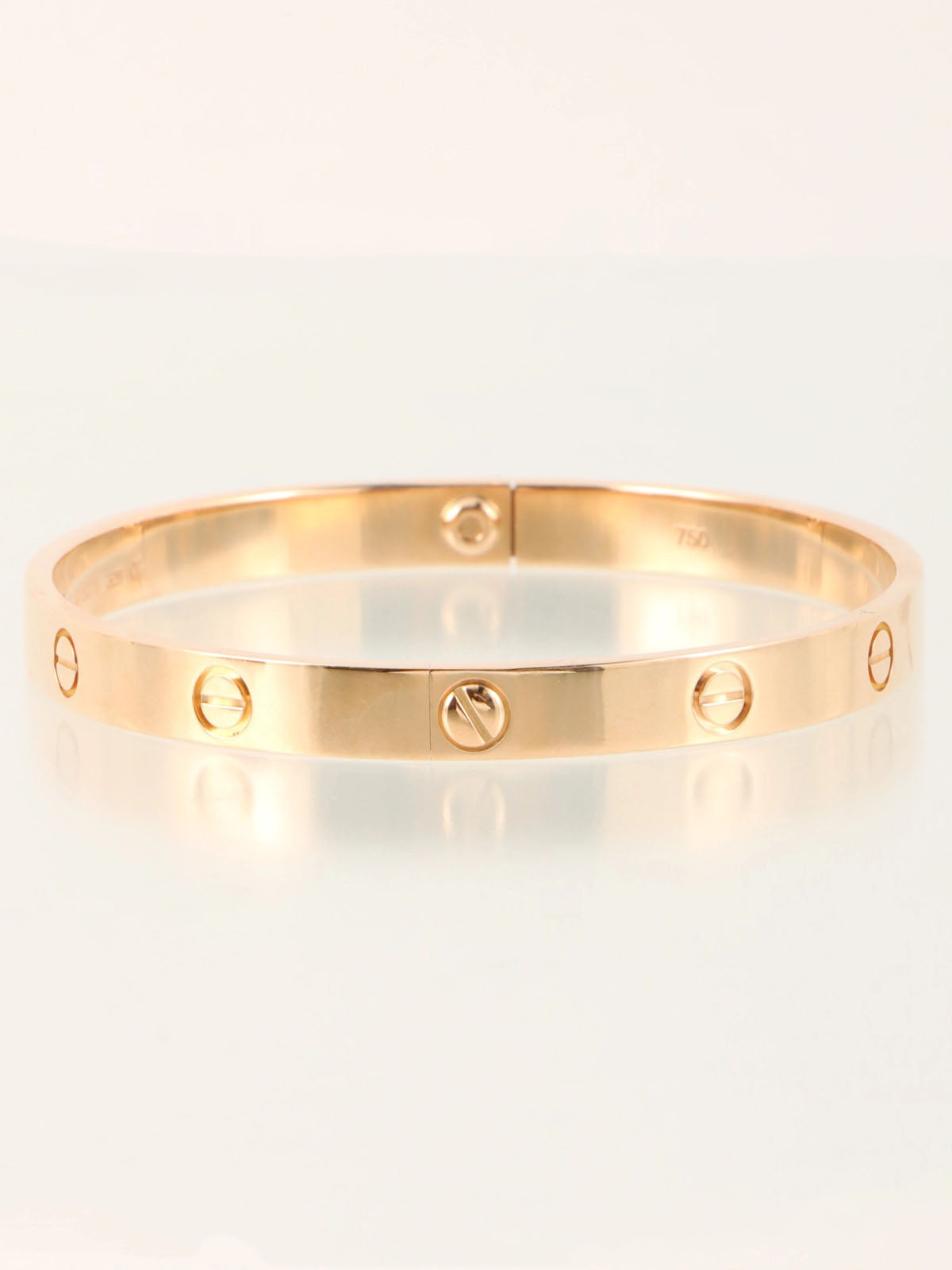 18Kラブブレスレット ローズゴールド