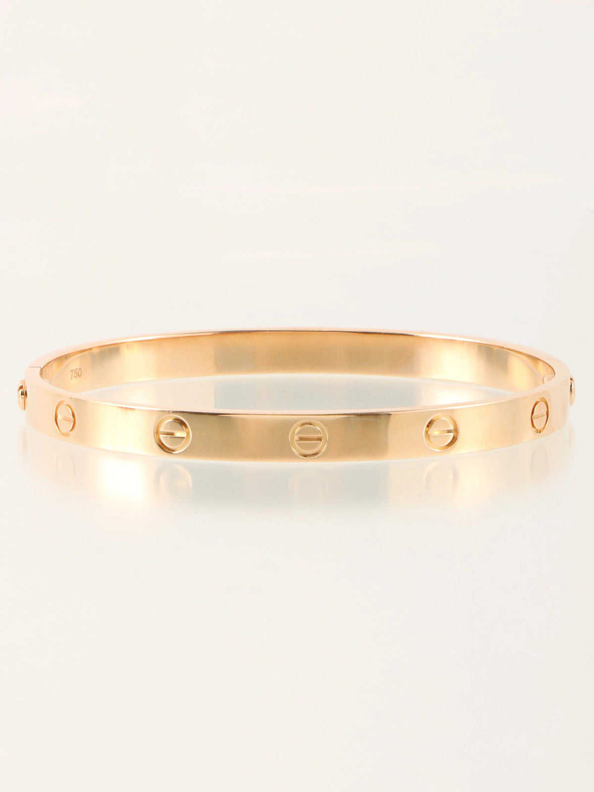 18Kラブブレスレット ローズゴールド