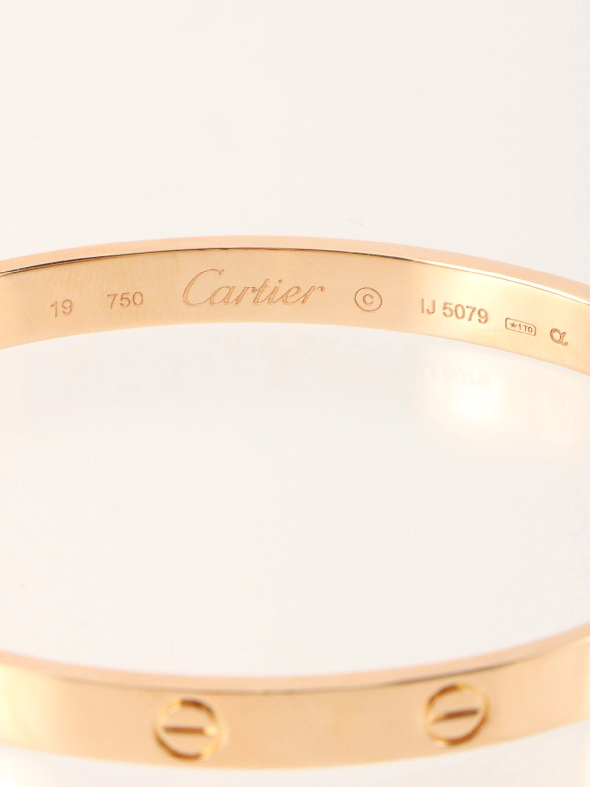 18Kラブブレスレット ローズゴールド