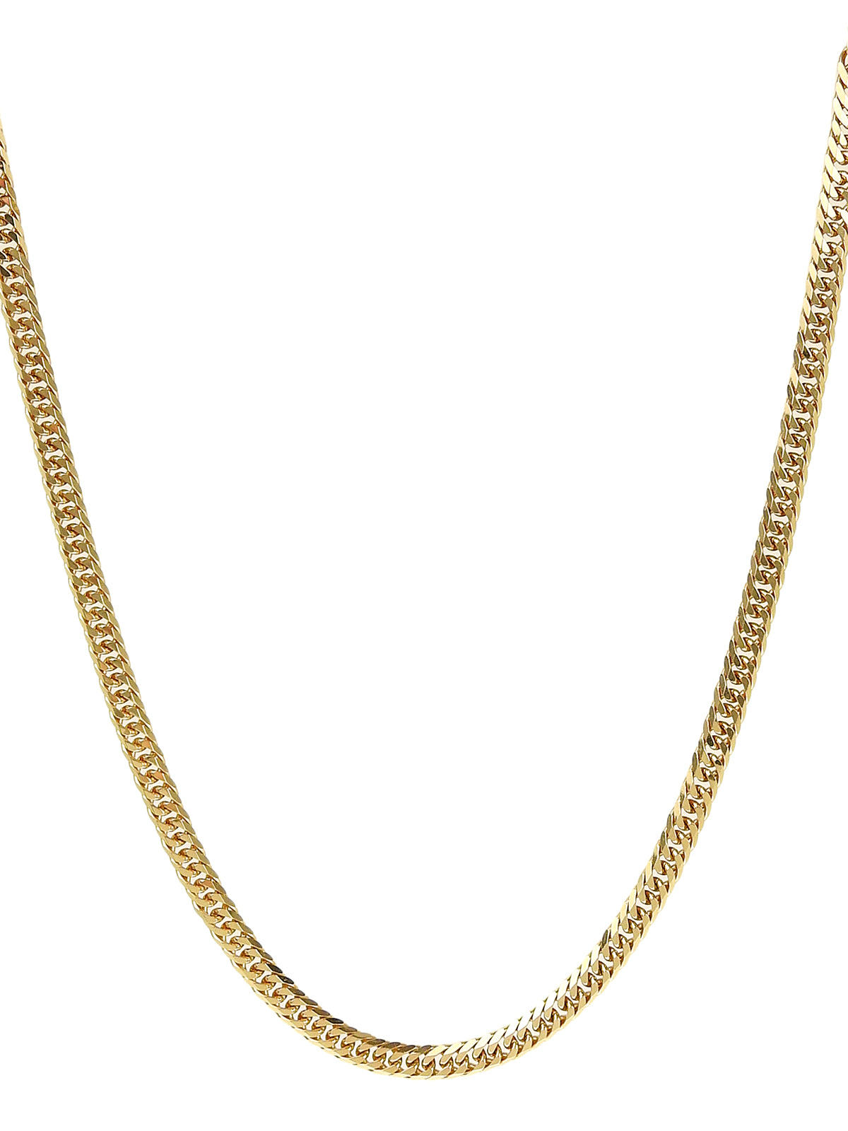 18K Yellow Gold Chain Necklace Gold