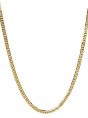 18K Yellow Gold Chain Necklace Gold