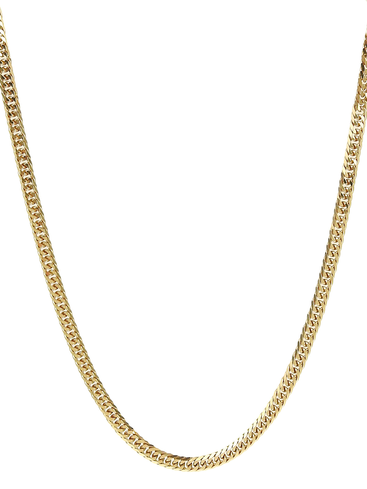 18K Yellow Gold Chain Necklace Gold