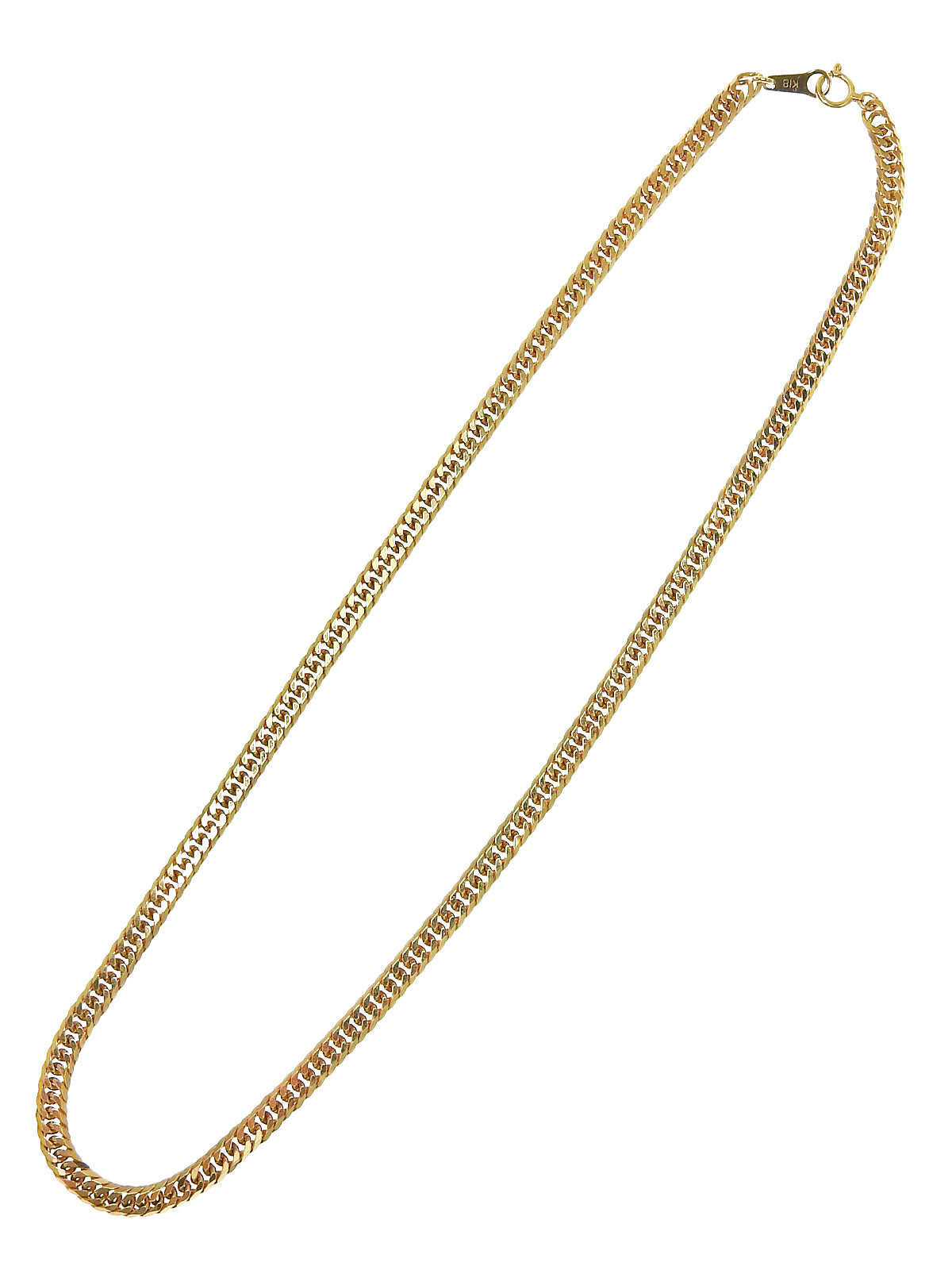 18K Yellow Gold Chain Necklace Gold