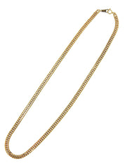 18K Yellow Gold Chain Necklace Gold