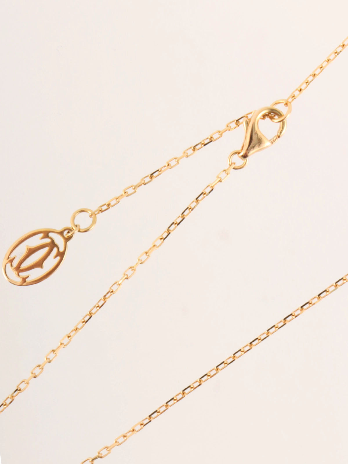 18K Rose Gold Sapphire Damour Necklace