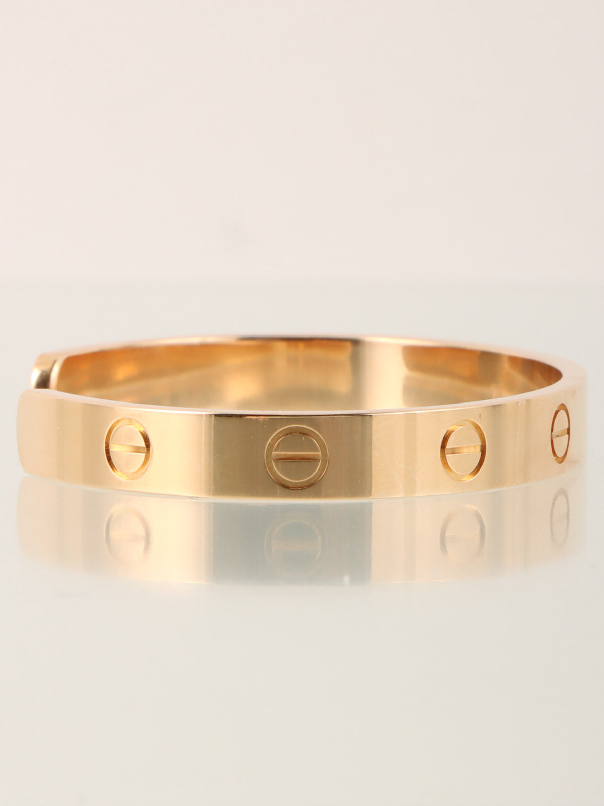 18K Love Open Bangle Rose Gold