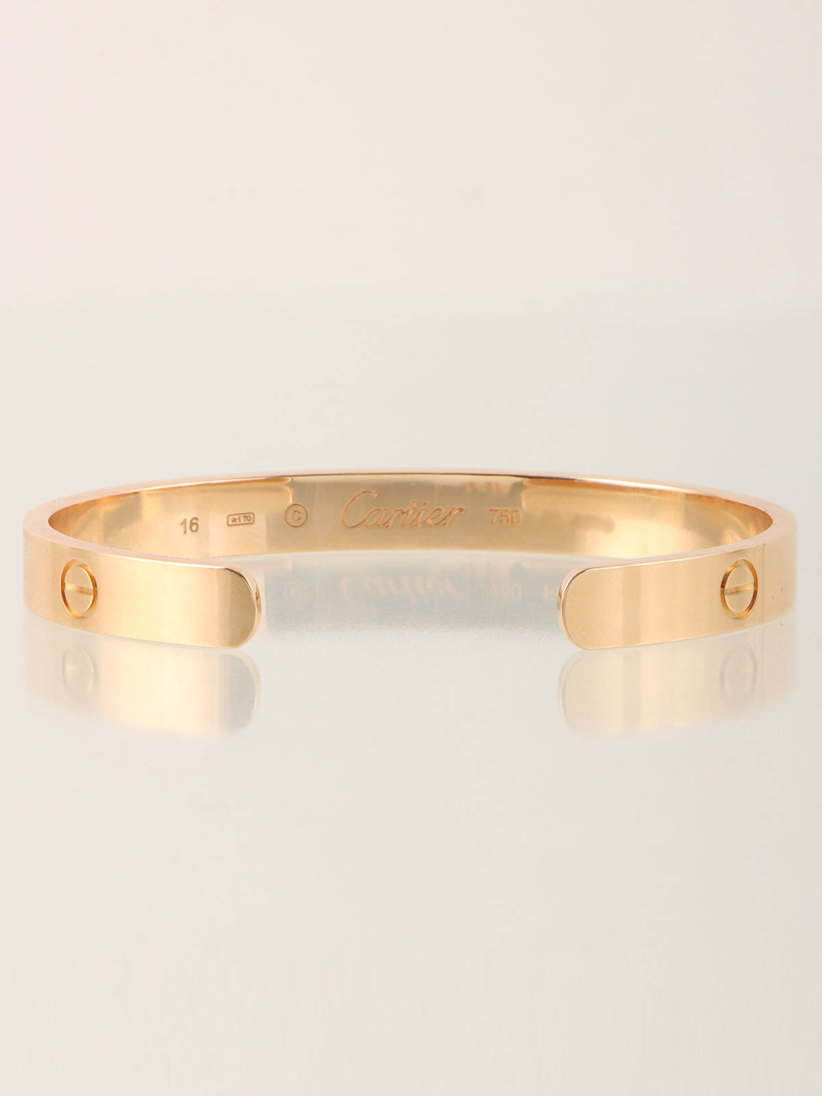 18K Love Open Bangle Rose Gold