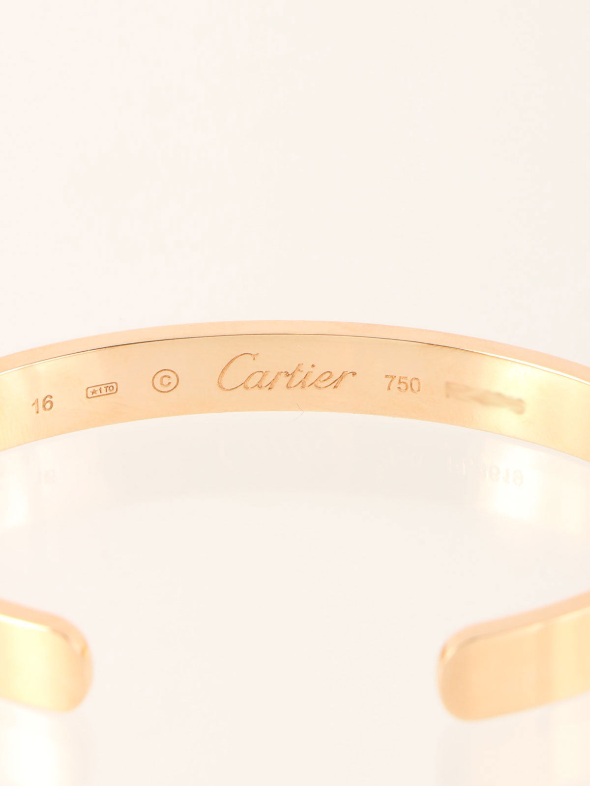18K Love Open Bangle Rose Gold