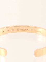 18K Love Open Bangle Rose Gold