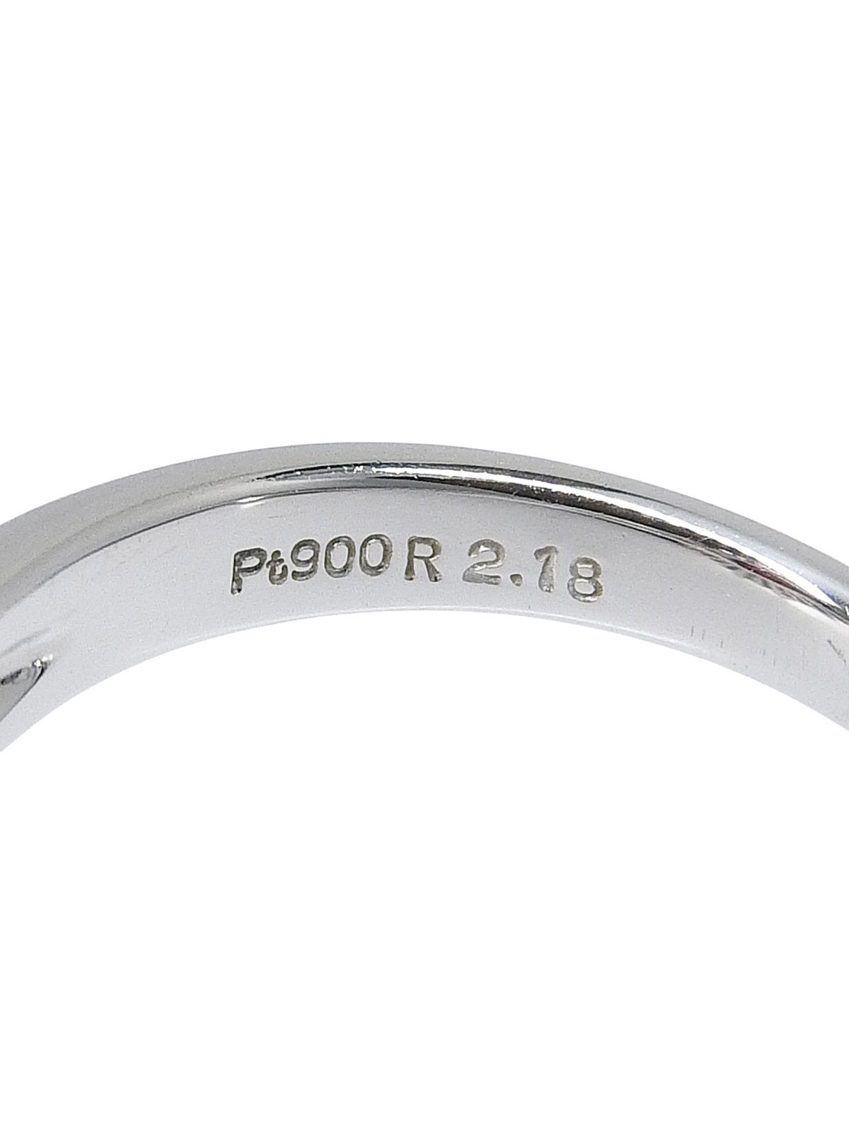 プラチナルビーダイヤモンドリング シルバー/レッド