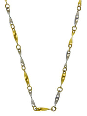 18K Platinum Chain Necklace in Gold/Silver