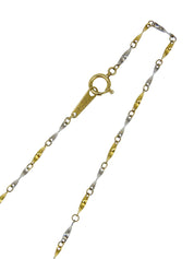 18K Platinum Chain Necklace in Gold/Silver