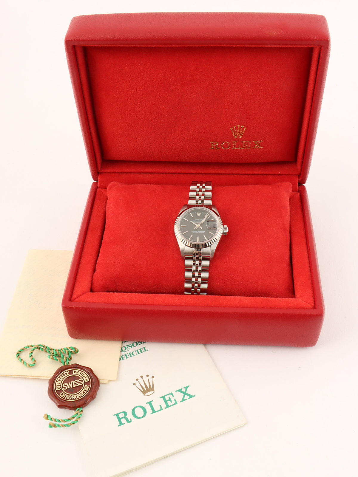 Oyster Perpetual Datejust Silver, circa 1998-1999