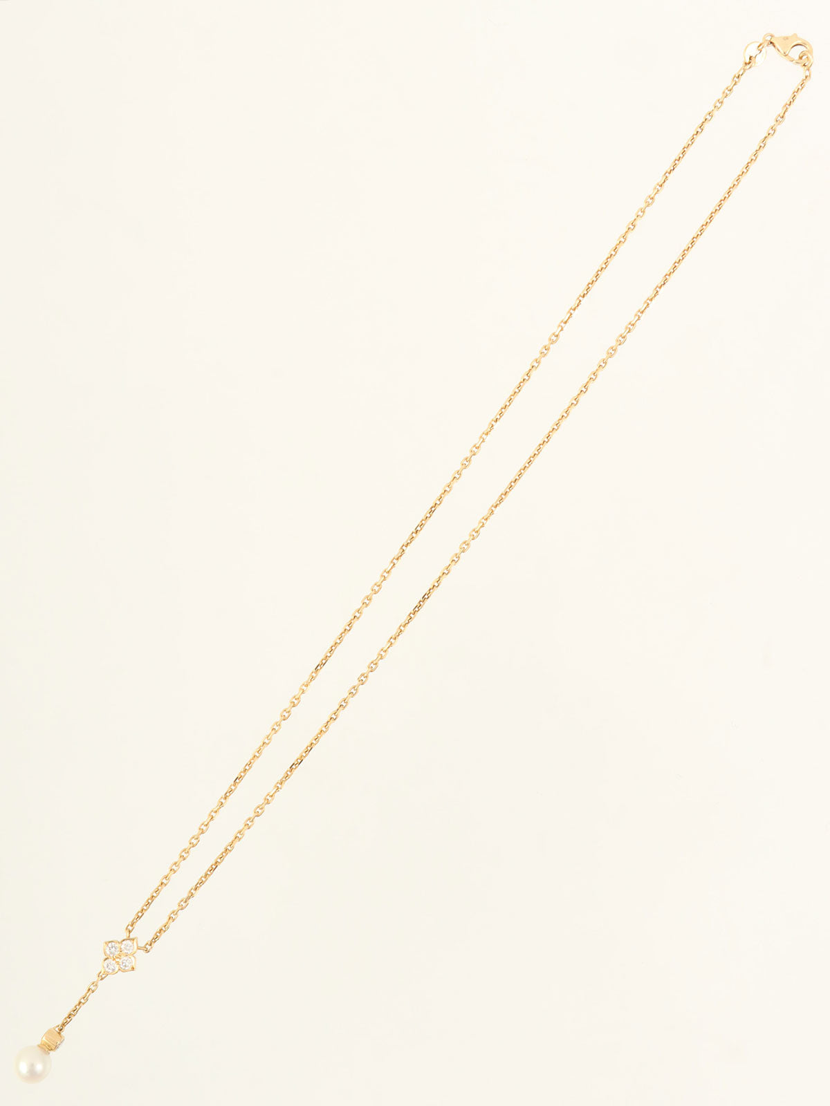 18Kヒンドゥパールネックレス ゴールド