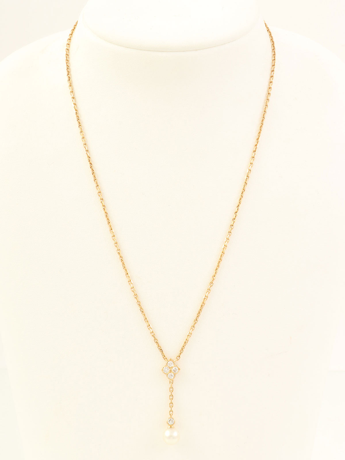 18Kヒンドゥパールネックレス ゴールド