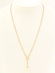 18Kヒンドゥパールネックレス ゴールド