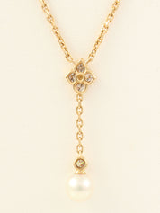 18Kヒンドゥパールネックレス ゴールド