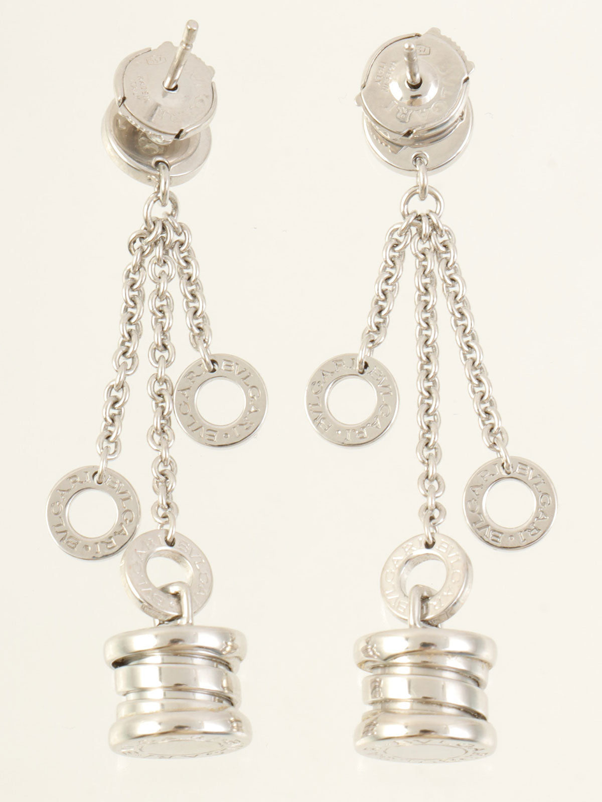 18Kダイヤモンドビーゼロワンエレメントピアス シルバー