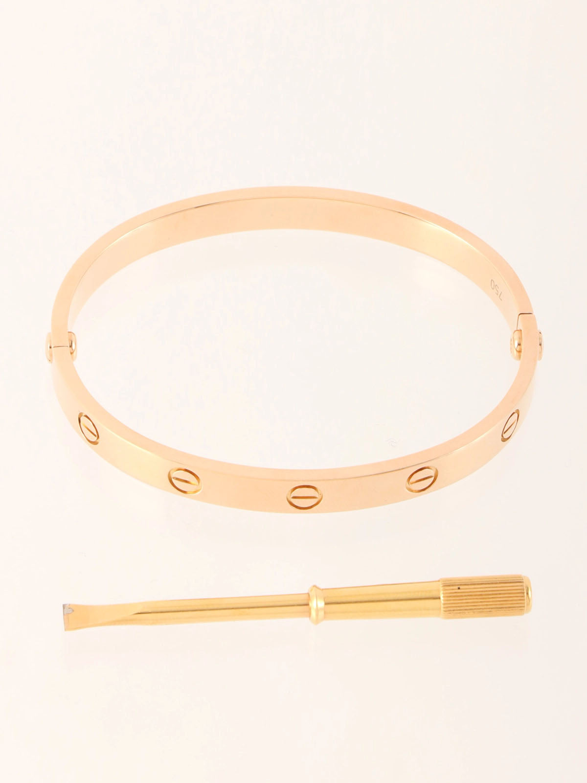 18Kラブブレスレット　ゴールド