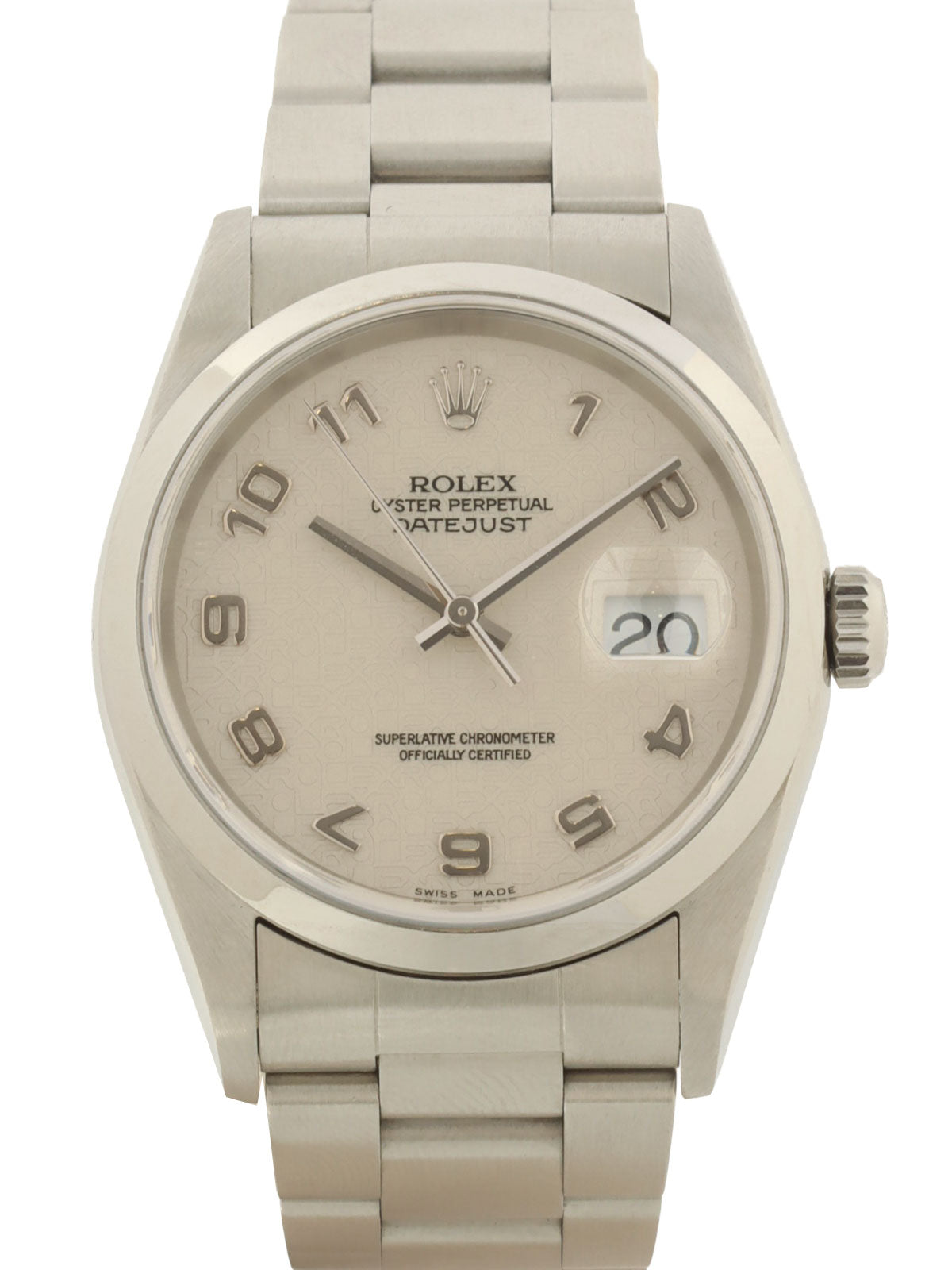 2001年頃製 オイスターパーペチュアルデイトジャスト シルバー