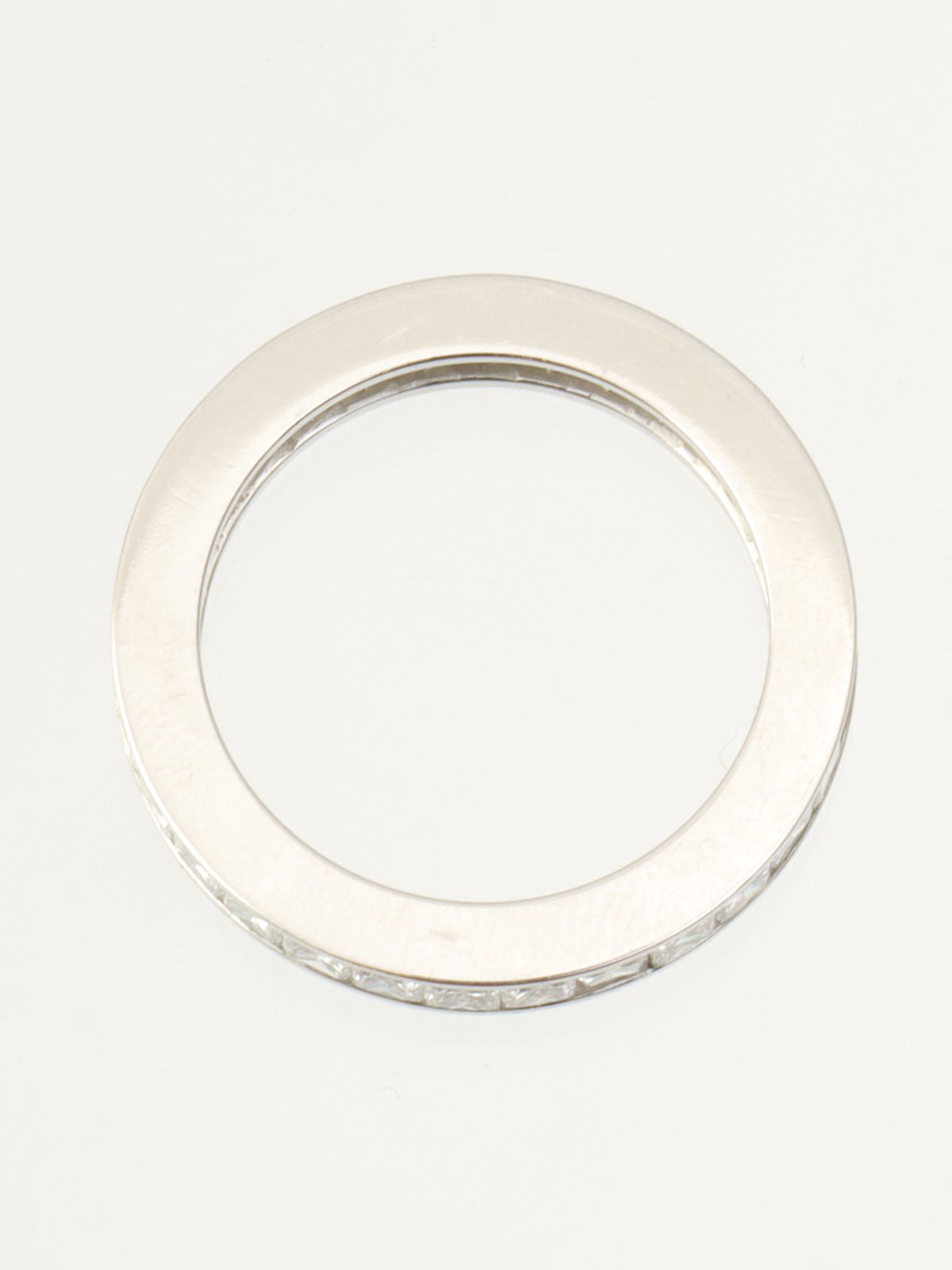 プラチナダイヤモンドフルエタニティリング シルバー