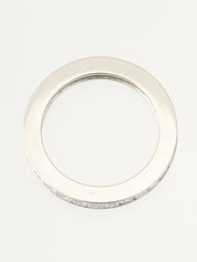 プラチナダイヤモンドフルエタニティリング シルバー