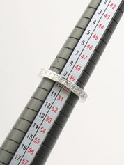 プラチナダイヤモンドフルエタニティリング シルバー