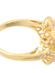 18K South Sea Pearl Diamond Ring #50 Gold