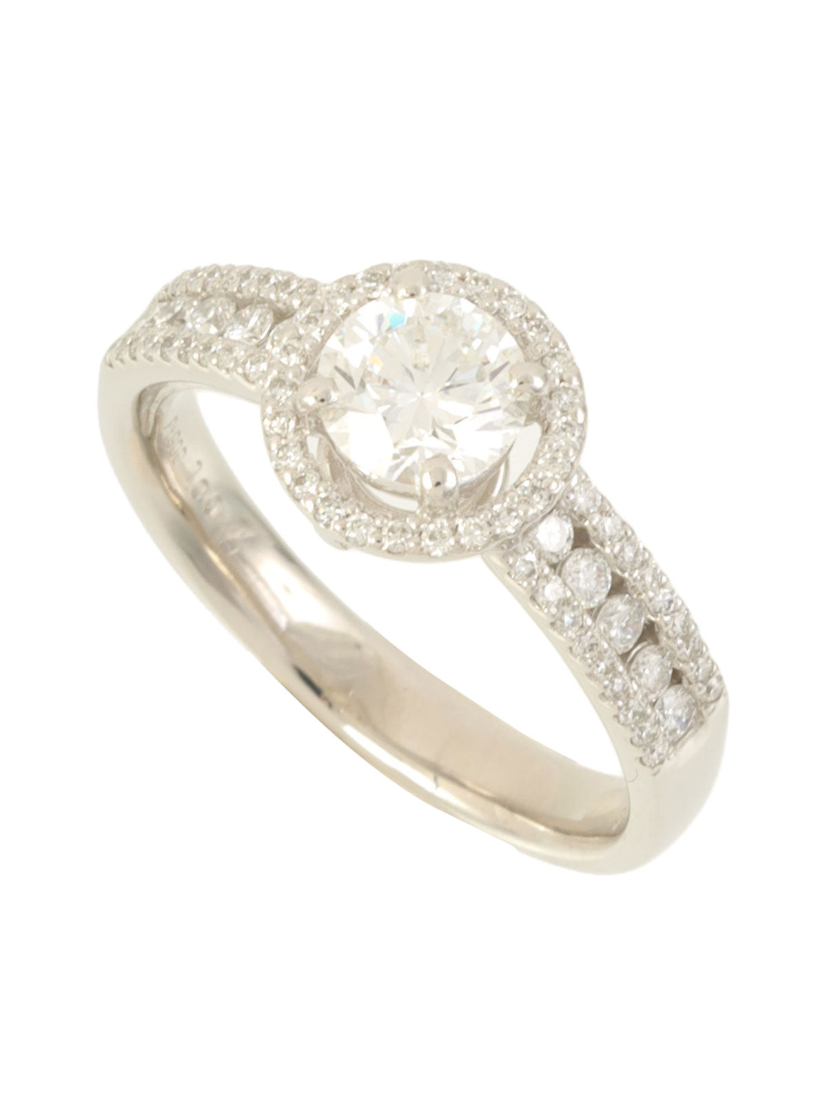 プラチナダイヤモンドリング シルバー