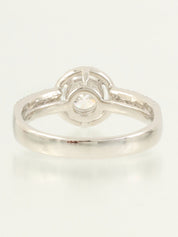 プラチナダイヤモンドリング シルバー