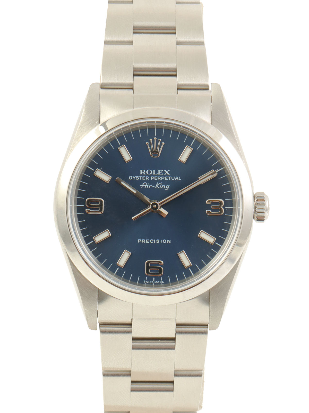 1997~1998年頃製 オイスターパーペチュアルエアキング シルバー/ブルー