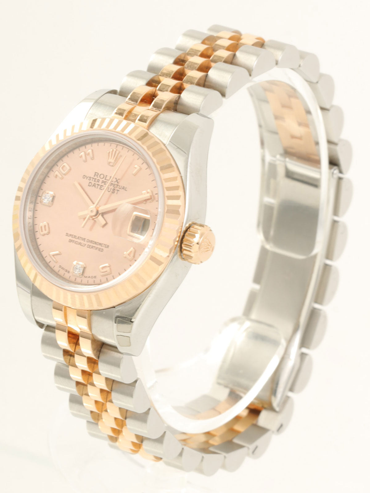 2005~2006年頃製 オイスターパーペチュアルデイトジャスト シルバー/ピンクゴールド