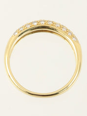 18Kダイヤモンドリング ゴールド