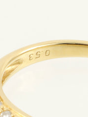 18K Gold Diamond Ring