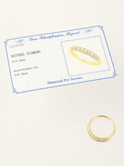 18K Gold Diamond Ring