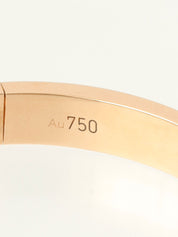 18Kラブブレスレット ピンクゴールド