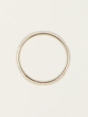 18K Happy Birthday Ring in White Gold